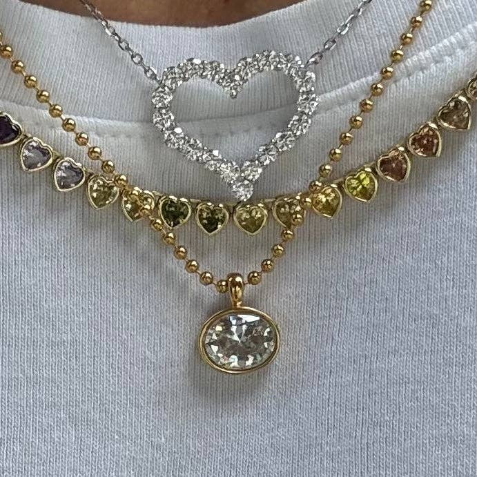 The Diamond Drop Necklace