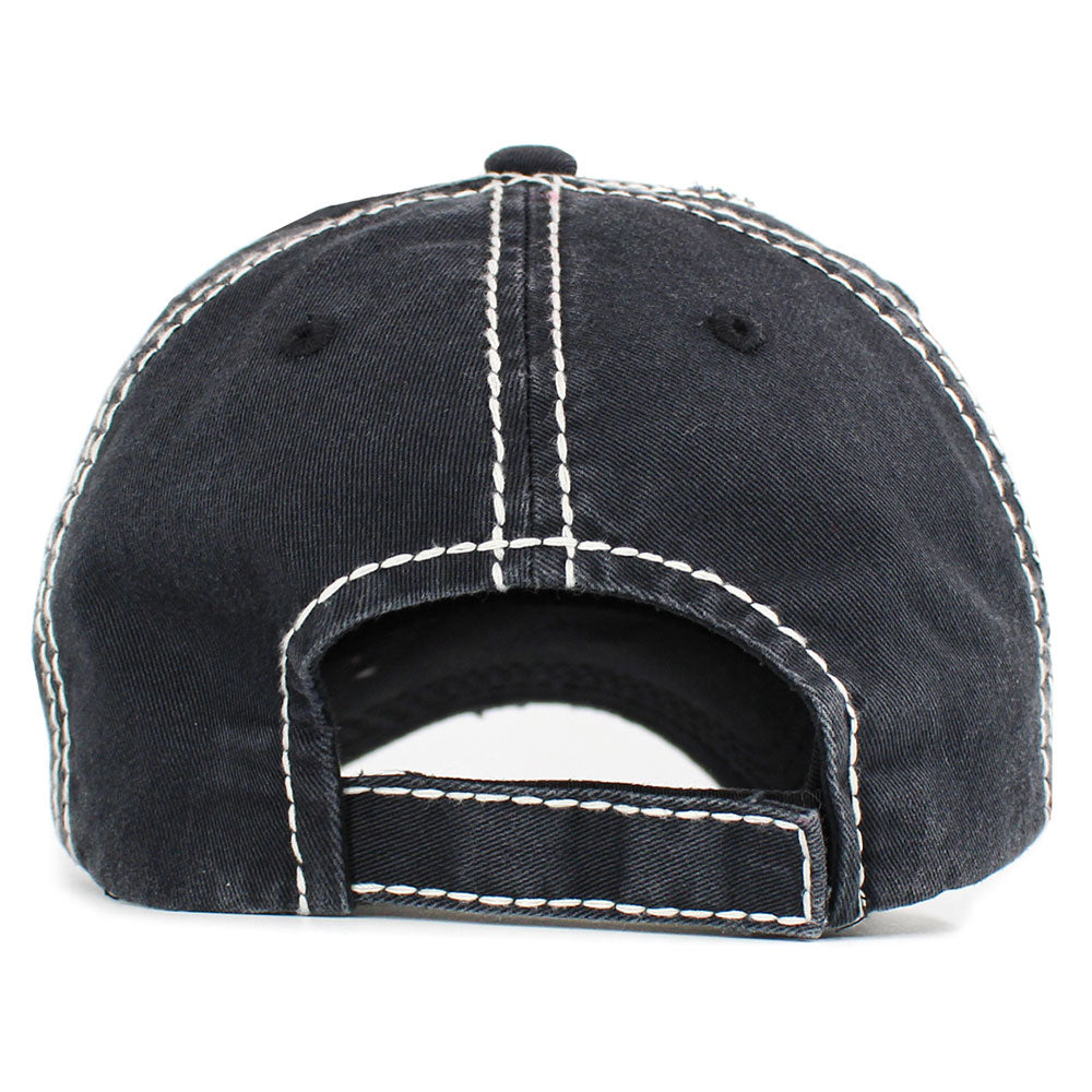 Pickleball Double Paddle Embroidered Vintage Baseball Cap