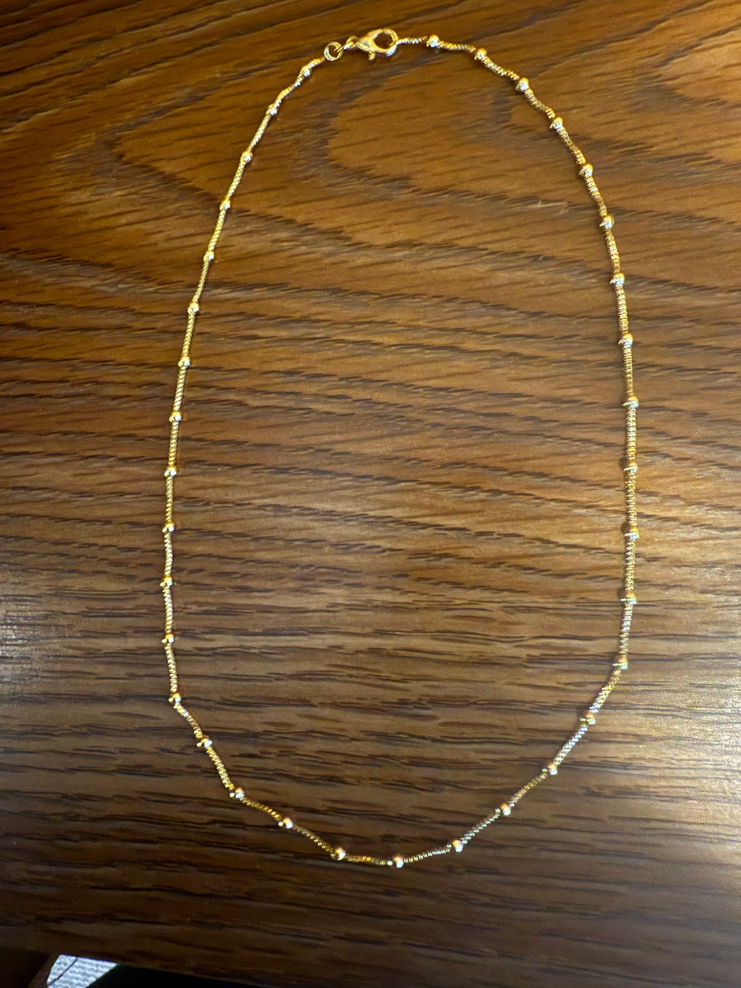 16” -18K Gold Filled Chain w Ball Accents