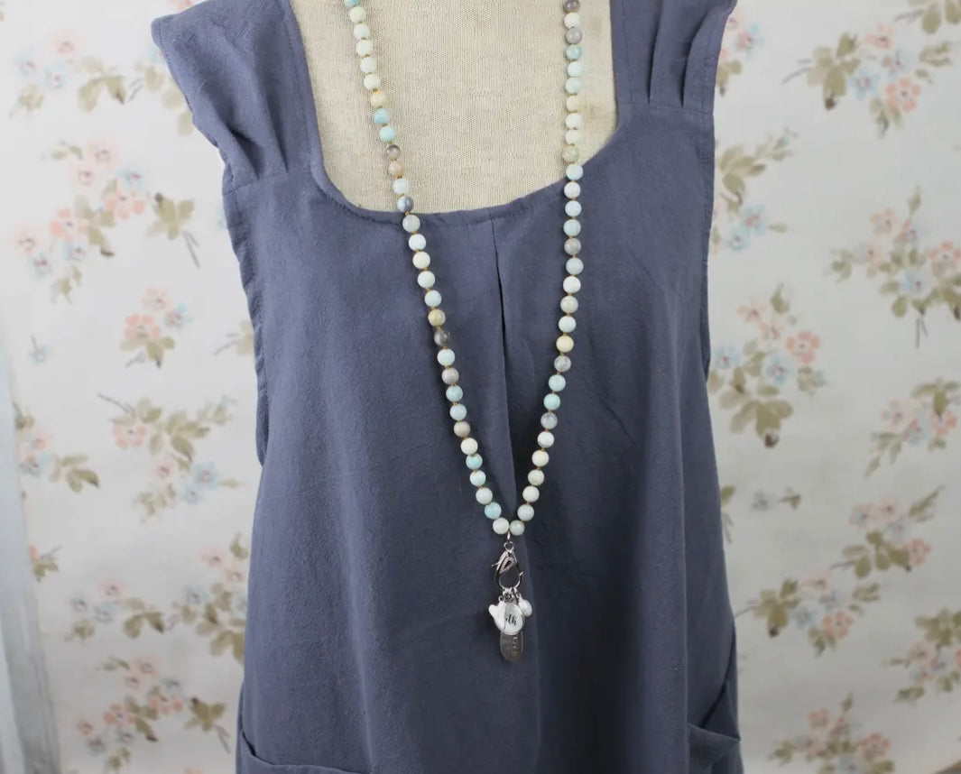 Amazonite Beaded Lobster
Clasp Charm Catcher