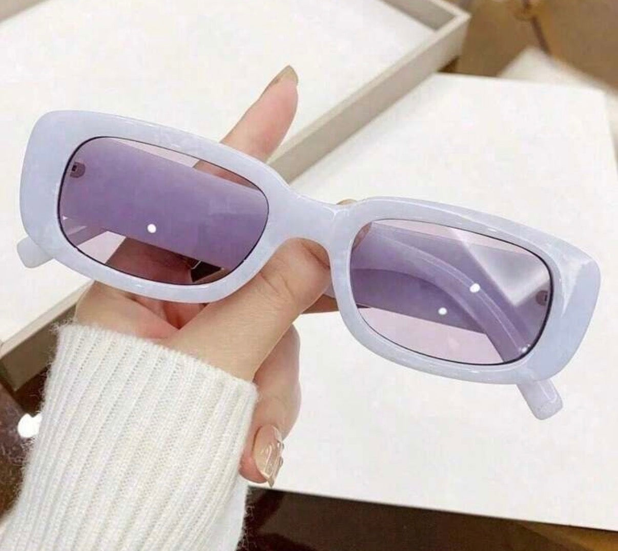 White “BRIDE” Sunglasses