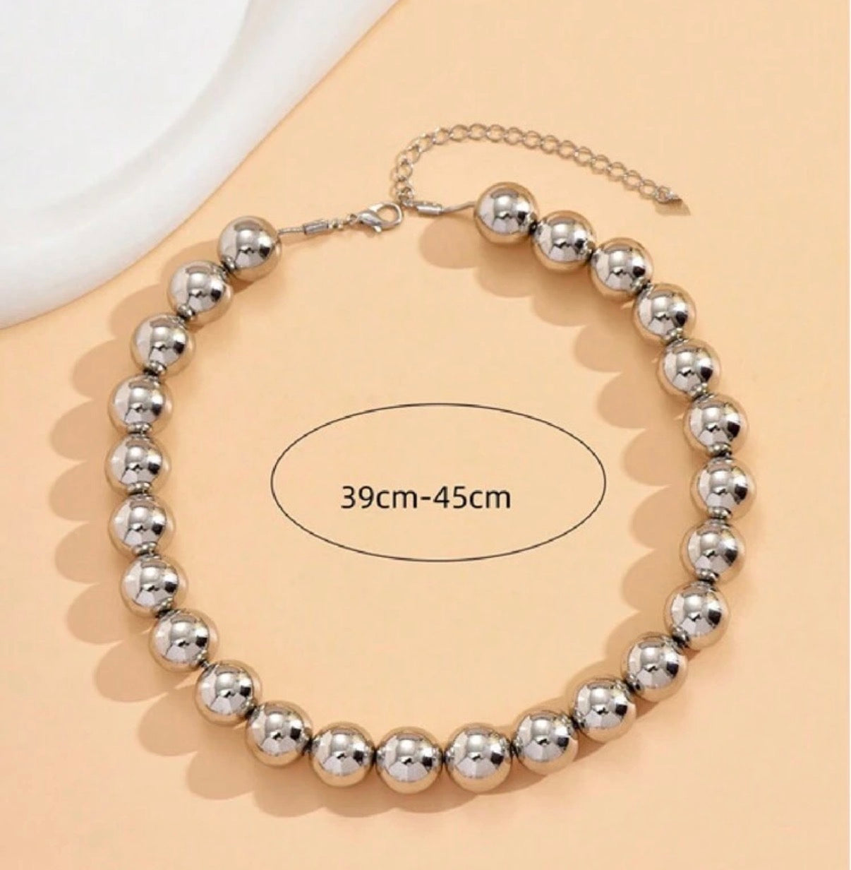 Gold Ball Beaded Neclace