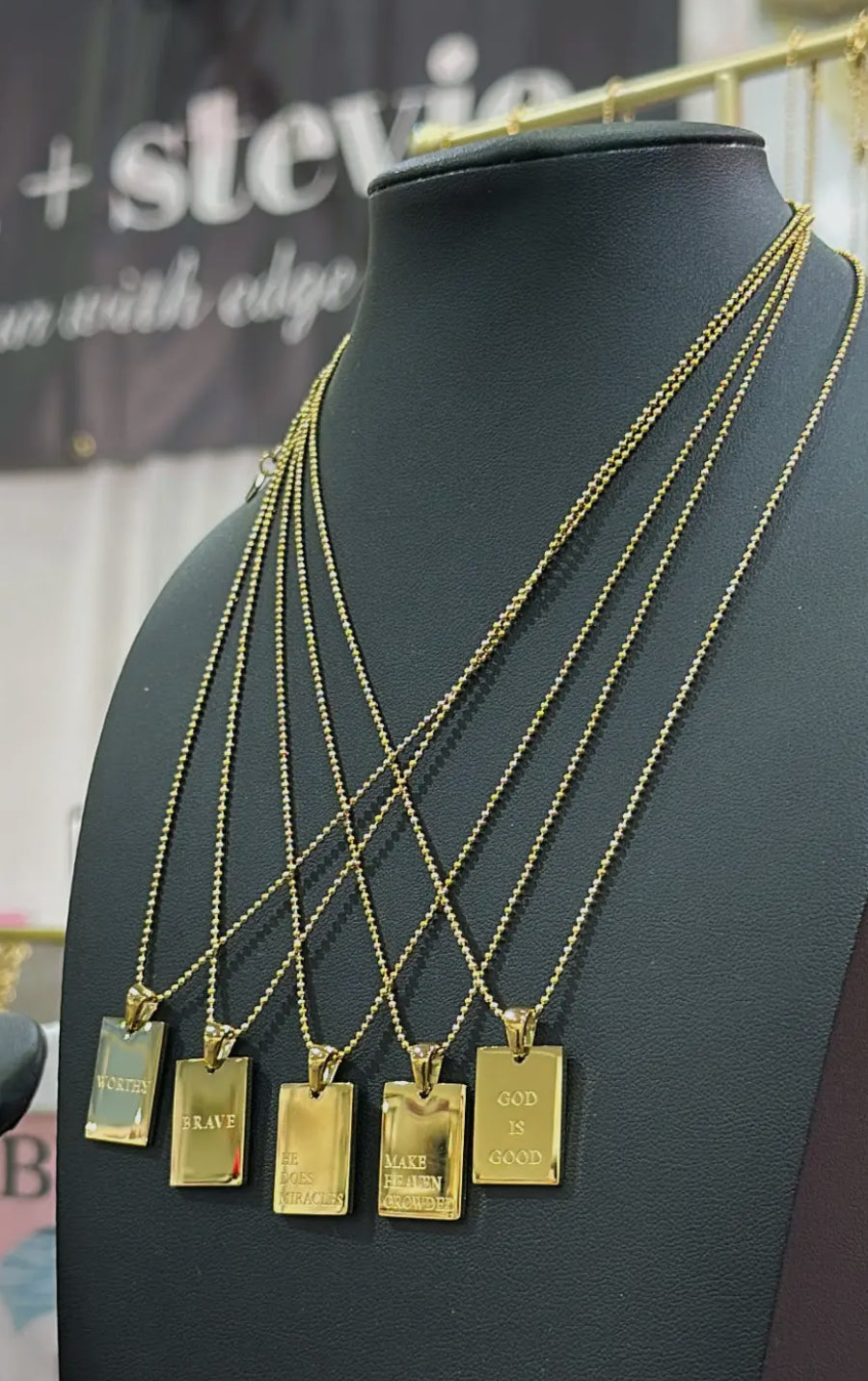 “God is Good” Gold Empowerment Necklace
