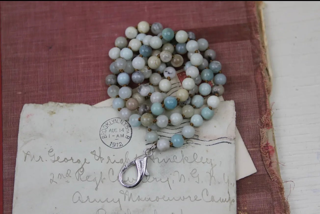 Amazonite Beaded Lobster
Clasp Charm Catcher