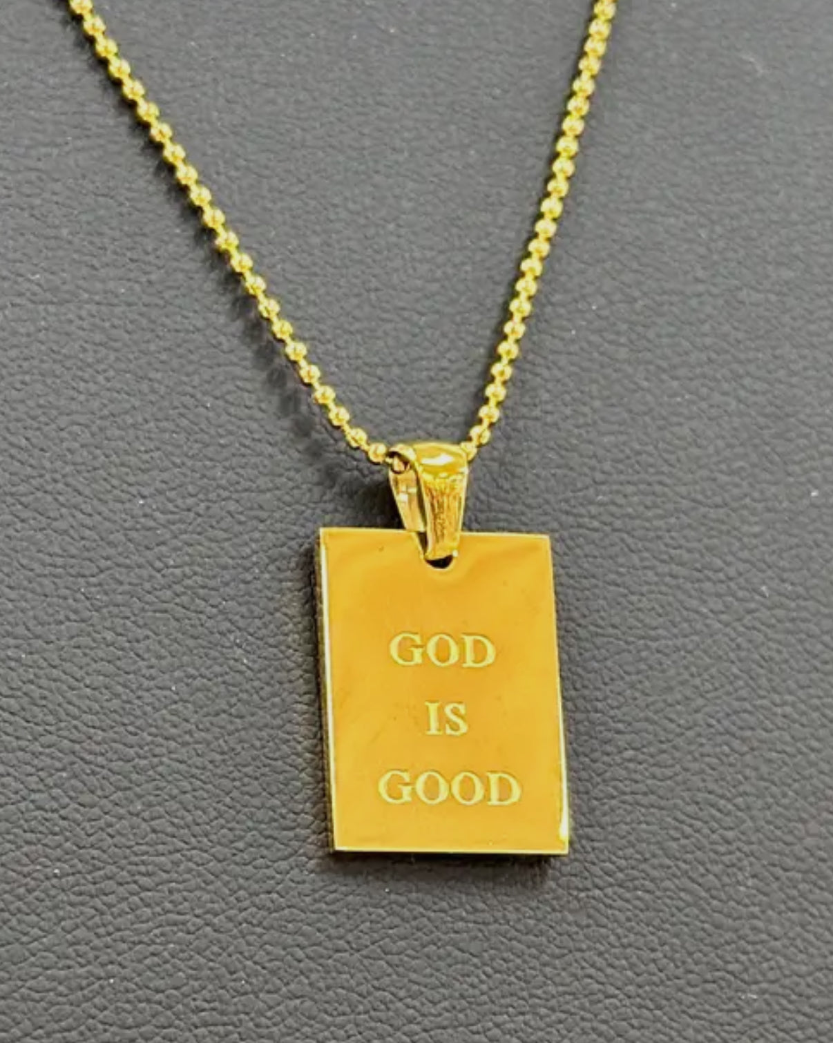 “God is Good” Gold Empowerment Necklace