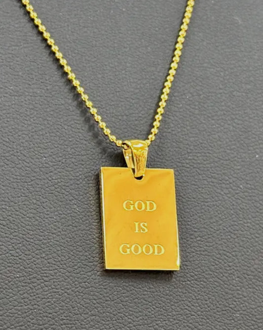 “God is Good” Gold Empowerment Necklace