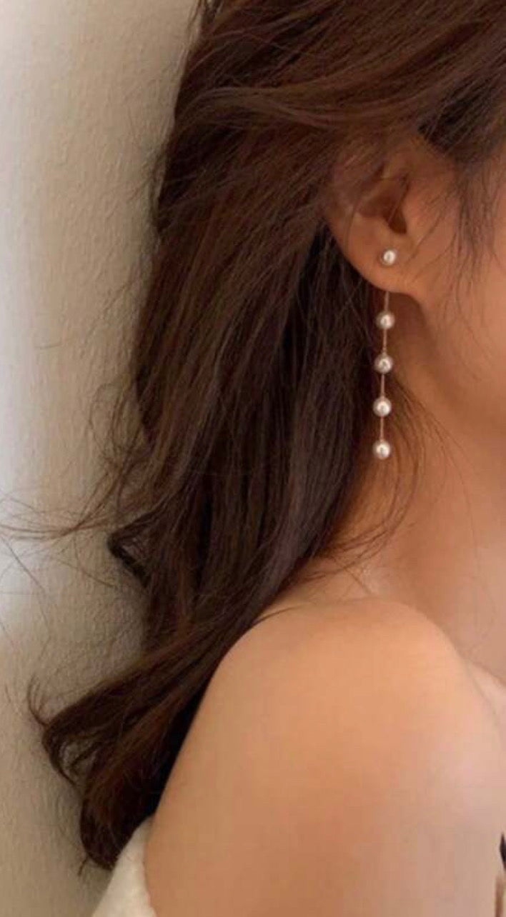 Gold & Pearl Drop/Dangle Earrings