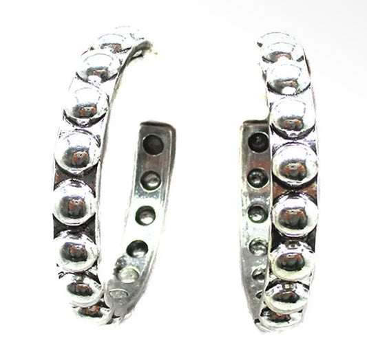 Western Bubble Hoop Earring