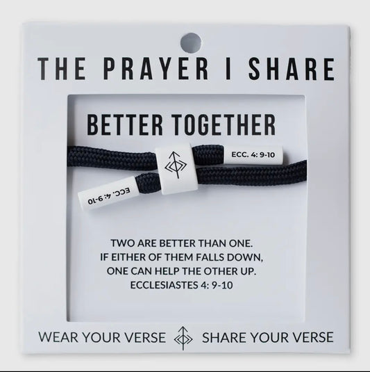 Better Together Corded Christian Bracelet