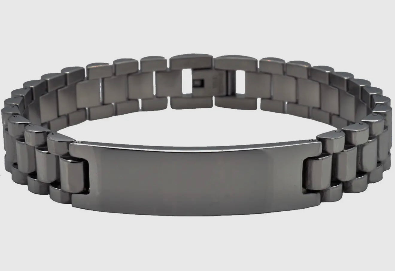 Gentleman's Durable Stainless Steel Chain Bracelet - BLACK