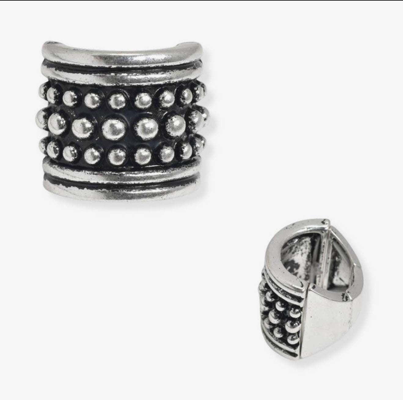 Western Ball Textured Accent
Stretch Ring