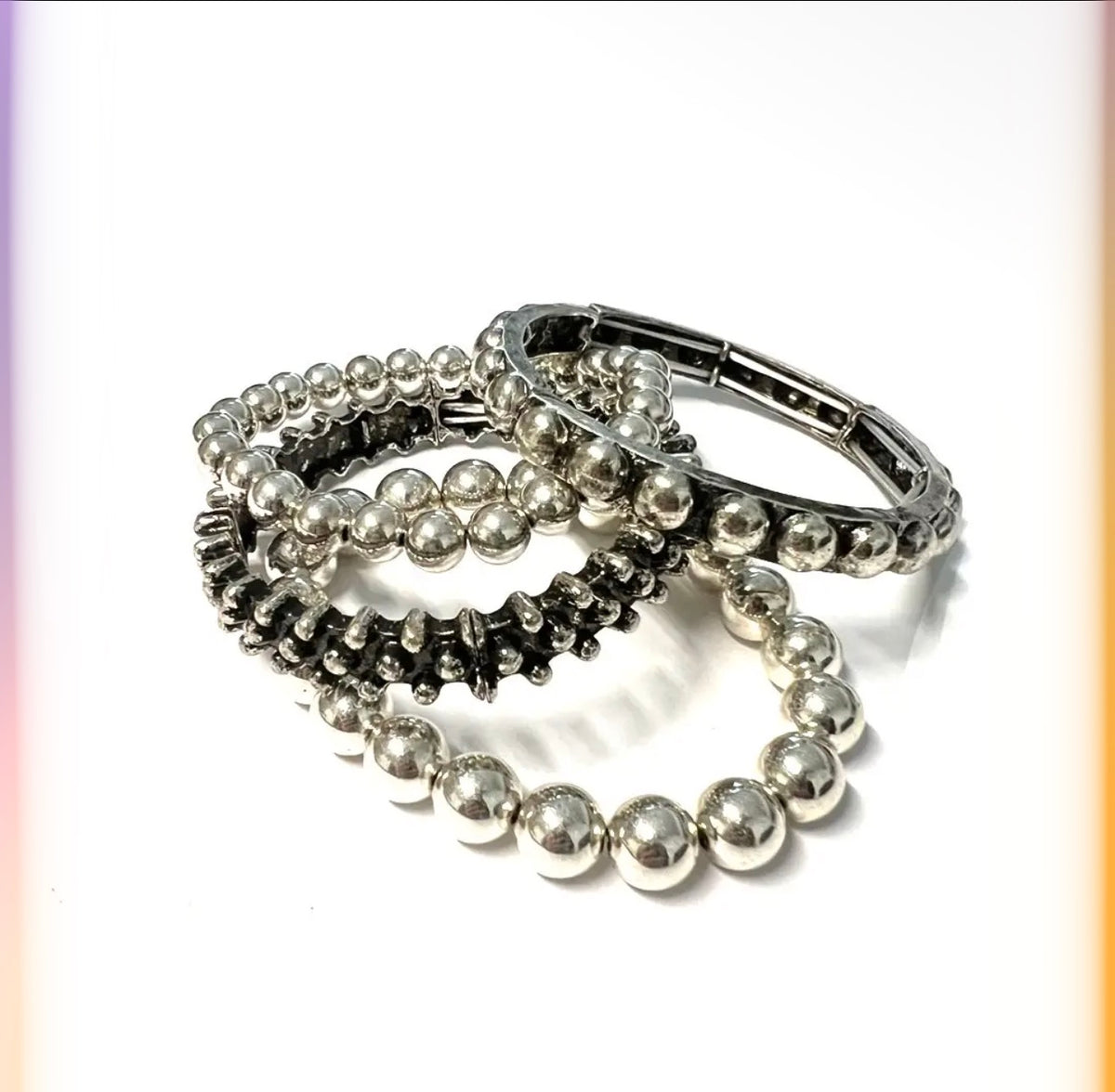 Western Set 4 Bubble Bracelets