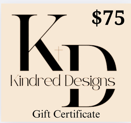 $75 KD Gift Certificate