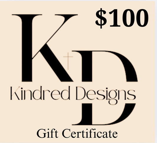 $100 KD Gift Certificate
