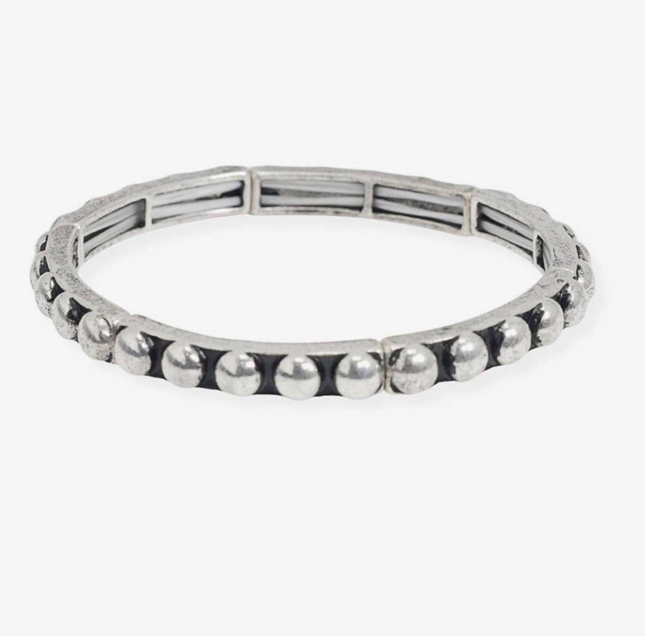 Western Ball Textured
Stretch Bracelet