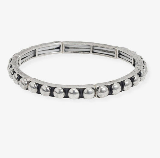 Western Ball Textured
Stretch Bracelet
