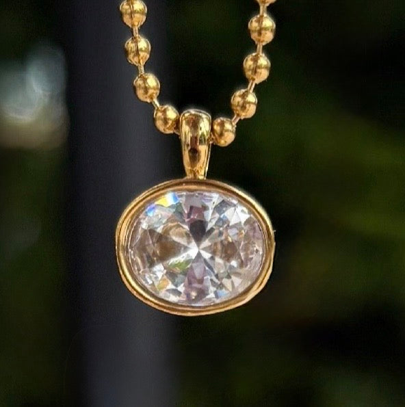 The Diamond Drop Necklace