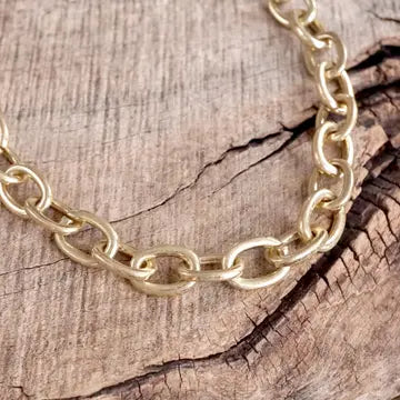 Chunky Gold Chain Necklace - Perfect for Layering