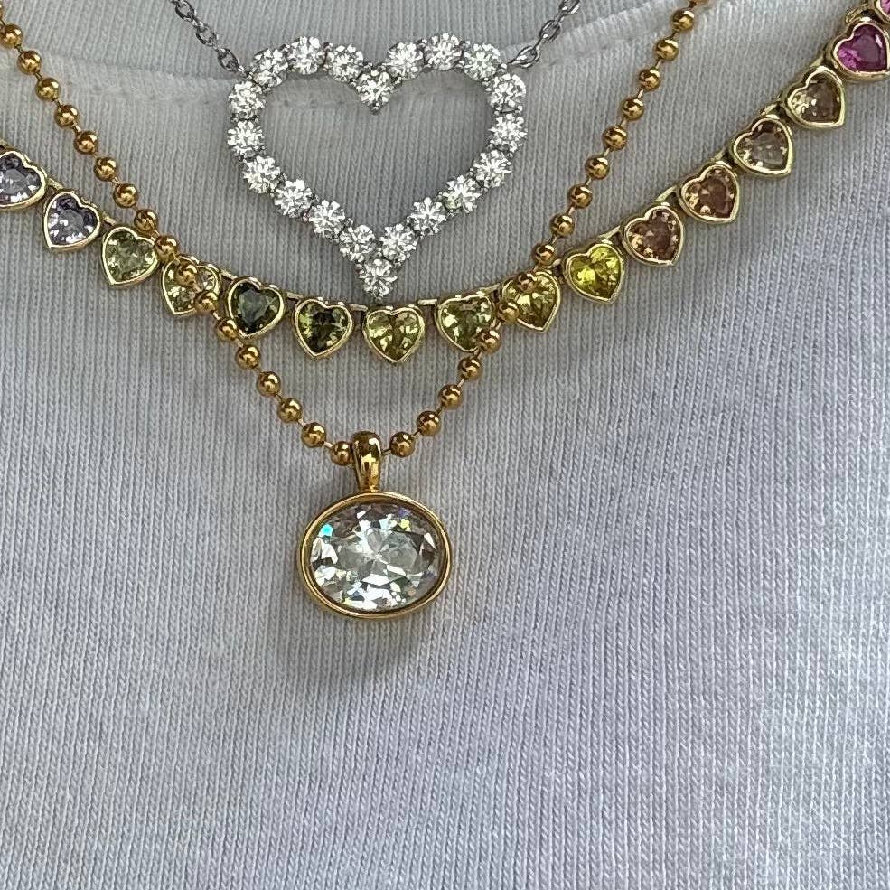 The Diamond Drop Necklace