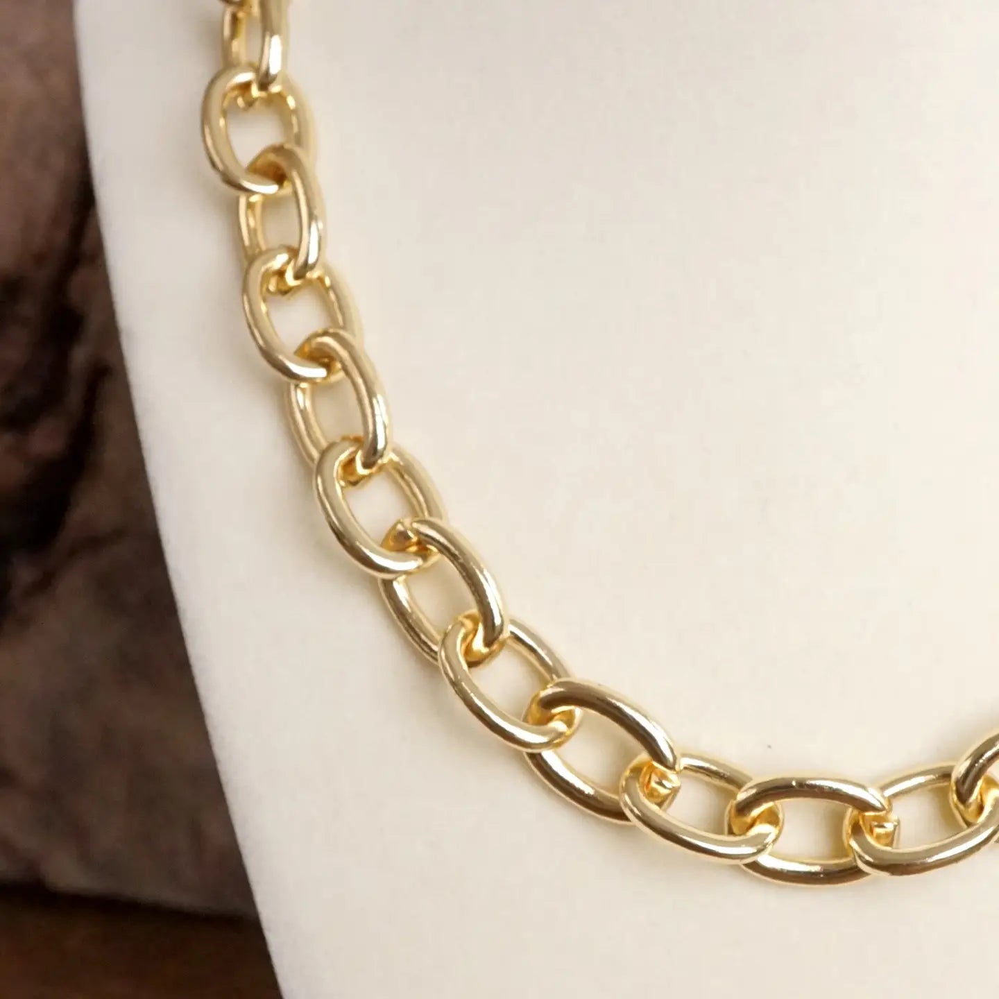 Chunky Gold Chain Necklace - Perfect for Layering